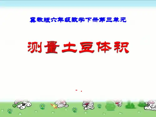 《测量土豆体积》PPT课件