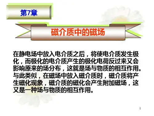 磁介质中的磁场