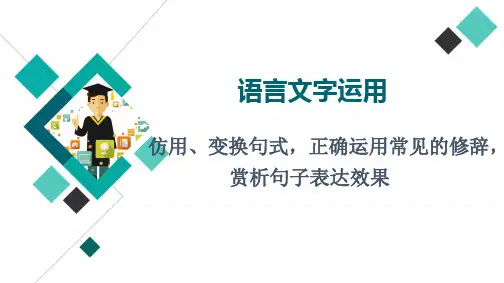 专题11  仿用、变换句式-2023年高考语文知识点过关