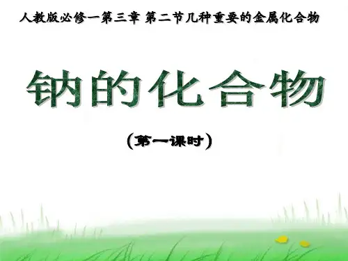 《过氧化钠》说课