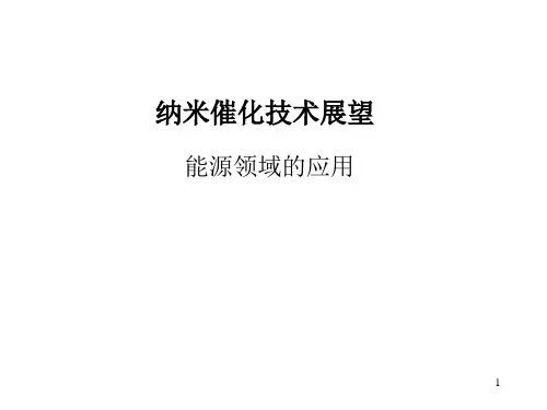 纳米催化剂展望PPT课件