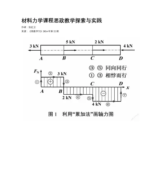 材料力学课程思政教学探索与实践