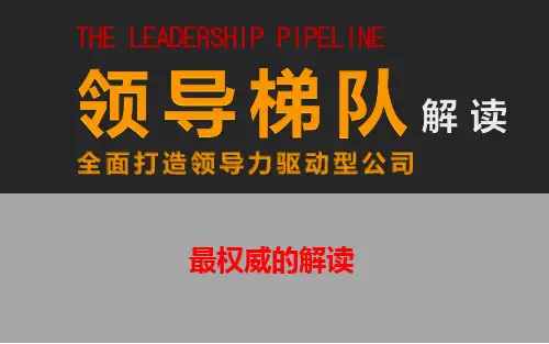 领导梯队(解读)