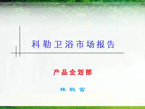 科勒卫浴市场研究