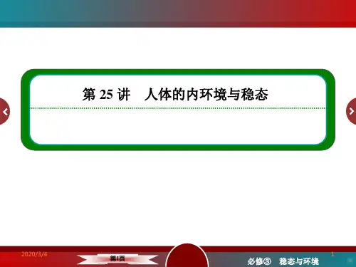 人体内环境与稳态PPT课件