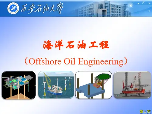 第2章第一节海洋油气井工程与装备-海洋油气钻井平台