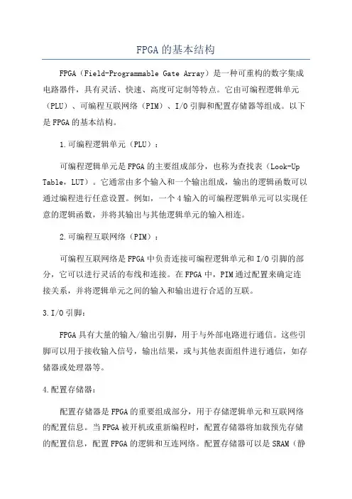 FPGA的基本结构