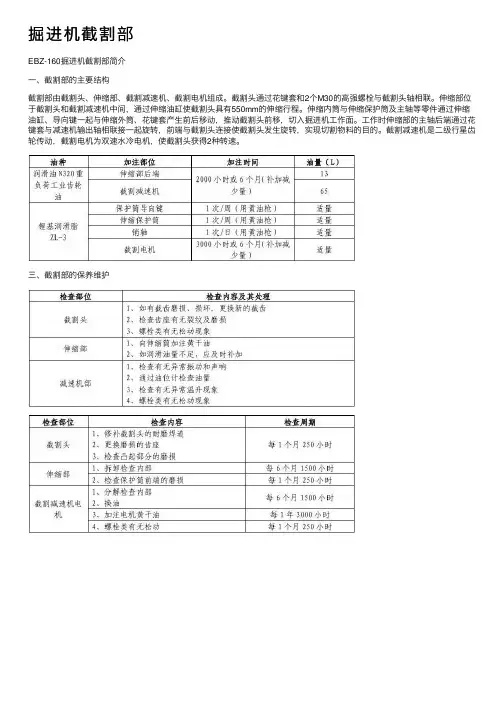 掘进机截割部
