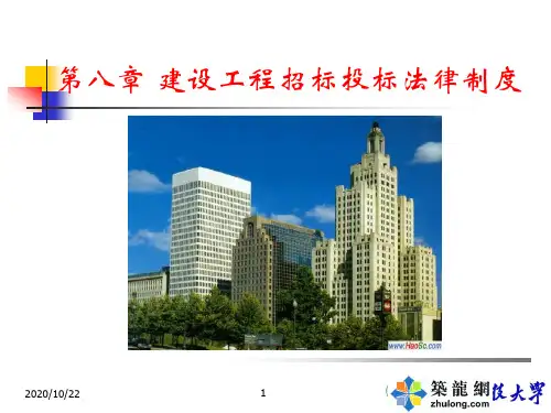 建设工程招标投标法律制度教材(PPT 45页)