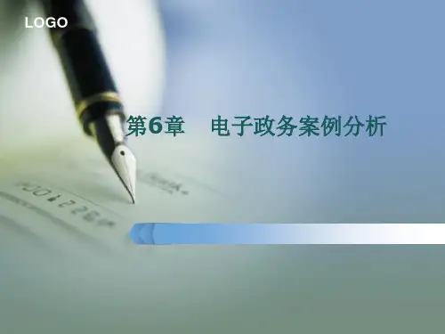 电子政务案例分析(ppt 36页)