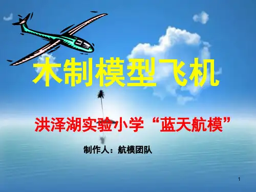轻木质滑翔机(课堂PPT)