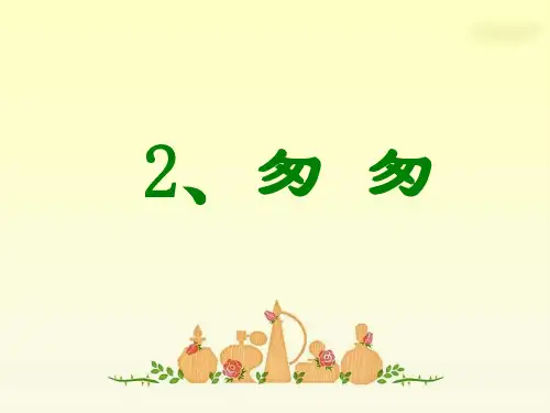 部编版六年级下册语文8.匆匆课件(共43张PPT)