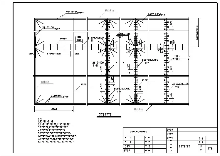 平面布筋示意CAD图.dwg