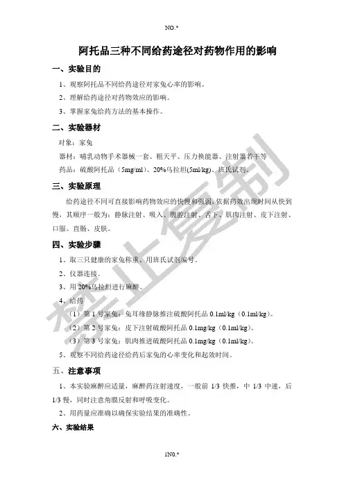 药理实验1