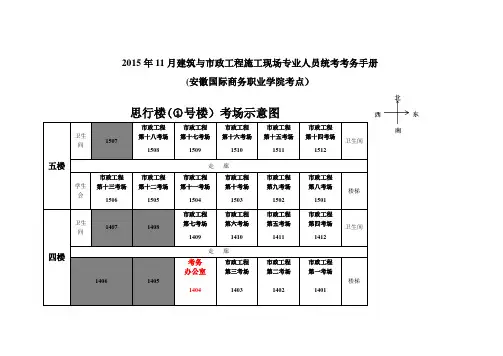 安徽2015年建筑与政工程施工现场专业人员统考
