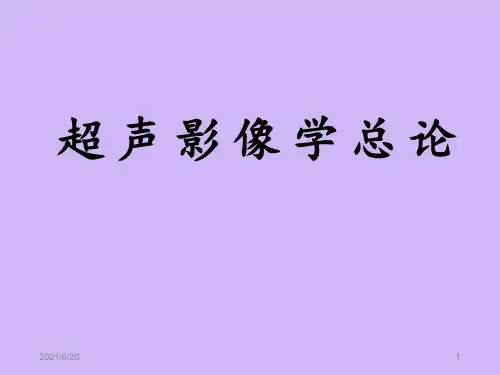 超声影像学基础(86页)