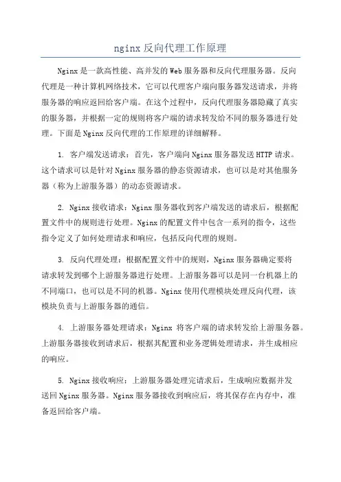 nginx反向代理工作原理