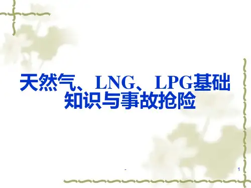 天然气、LNG、LPG知识讲座PPT课件