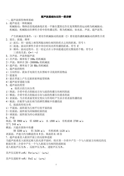 超声波基础知识讲解