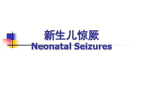 新生儿惊厥PPT课件