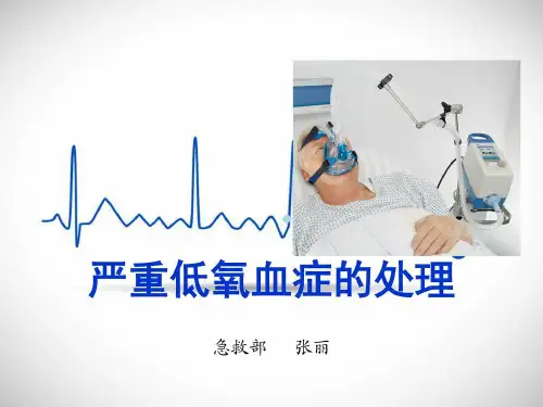严重低氧血症的处理ppt课件