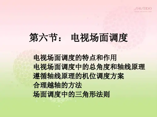 第六节：电视场面调度