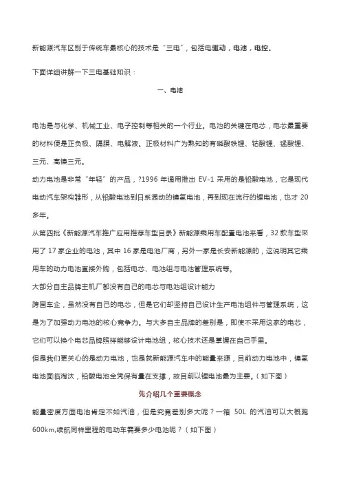 新能源汽车三电系统详解图文并茂