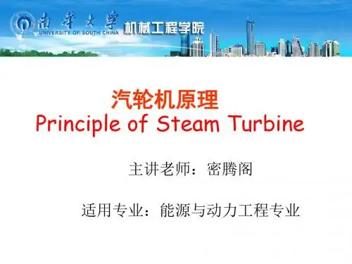 汽轮机原理-蒸汽在级内的流动过程