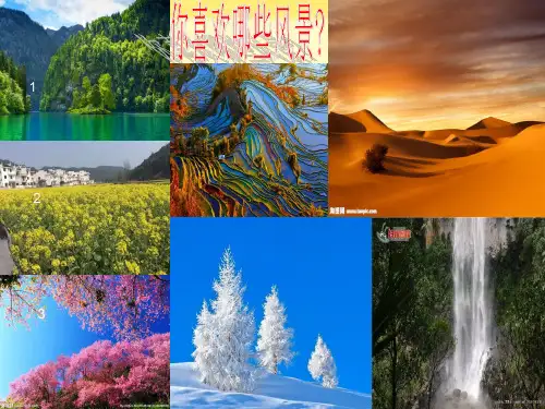 四年级下册语文课件-语文百花园二 写景习作指导｜语文S版(共29张PPT)
