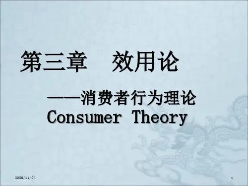 《微观效用论》PPT课件