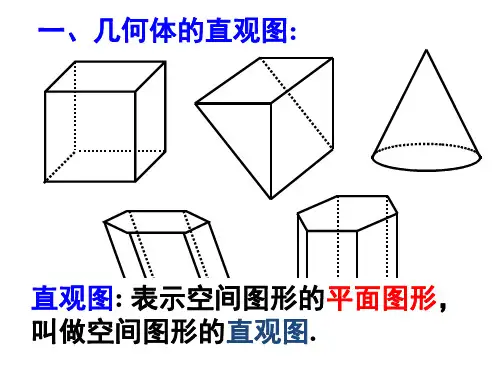 1.2空间几何体的三视图和直观图(共94张PPT)