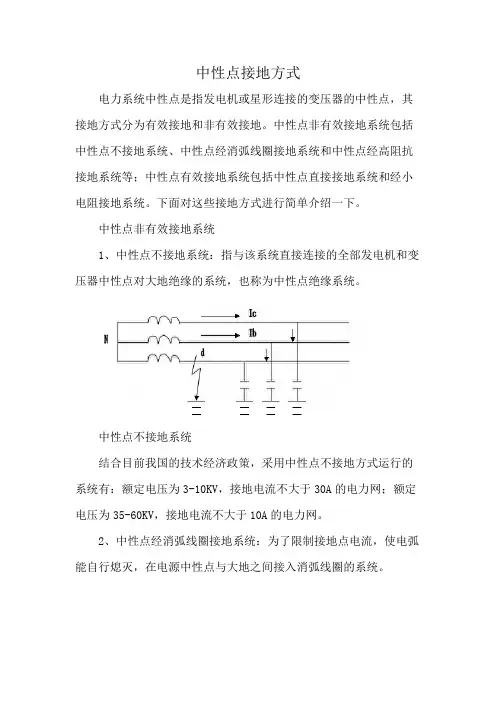 中性点接地方式