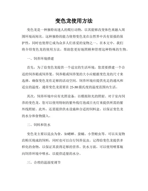 变色龙使用方法