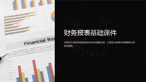 《财务报表基础课件》