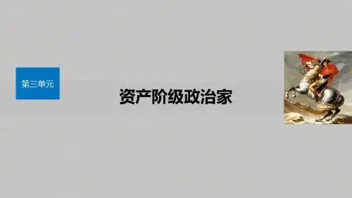 2019-2020学年新一线突破历史选修4(课件+讲义)第3单元 资产阶级政治家 (4)