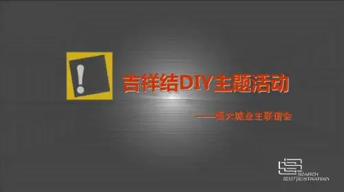 恒大城业主联谊会中国结DIY活动方案-PPT课件-精选文档