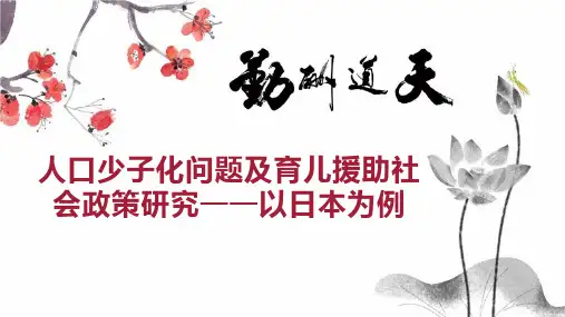 人口少子化问题及育儿援助社会政策研究以日本为例