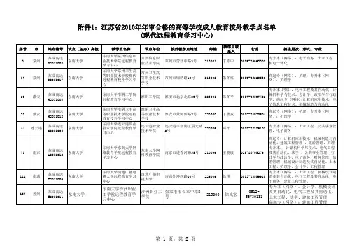 函授站含业余教学点