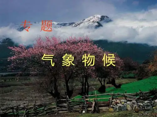 专题《气象物候》