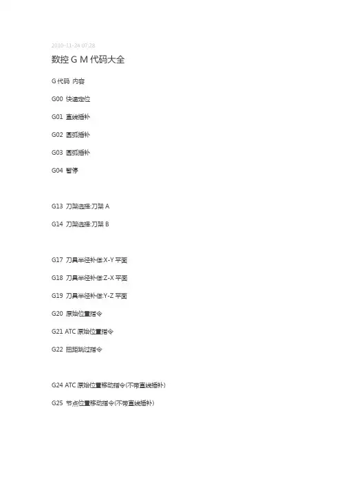 GM代码