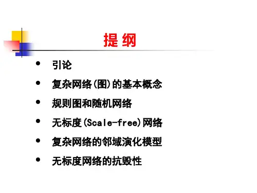复杂网络理论和应用研究PPT课件
