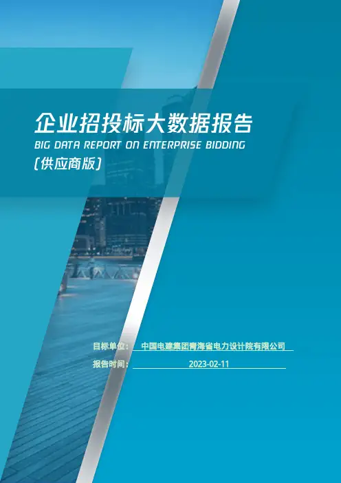 中国电建集团青海省电力设计院有限公司_企业报告(供应商版)