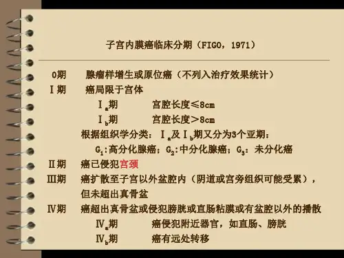 最新子宫内膜癌子宫粘膜下肌瘤B超表现PPT课件