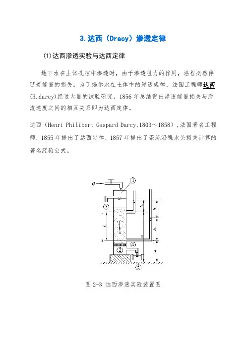 达西定律