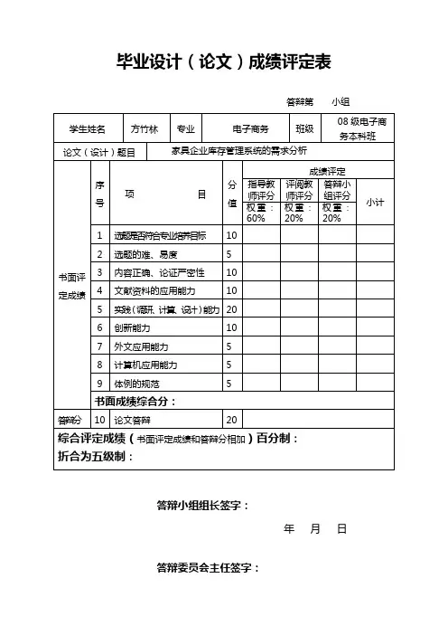 080502050120-方竹林-成绩评定表
