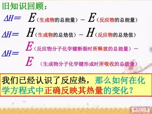 热化学方程式