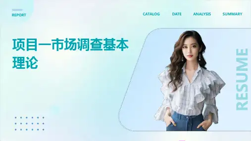 项目一市场调查基本理论