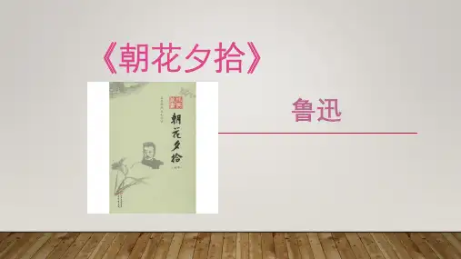 名著导读《朝花夕拾》ppt(30张) 