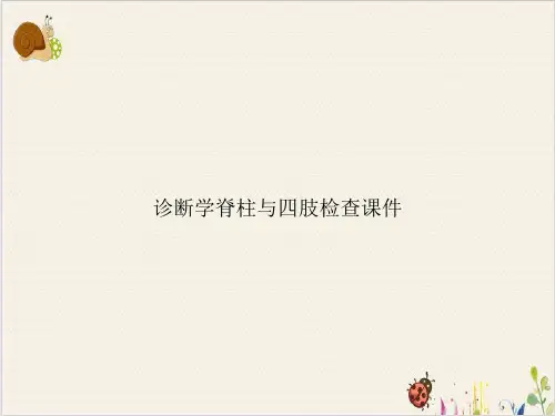 诊断学脊柱与四肢检查ppt课件