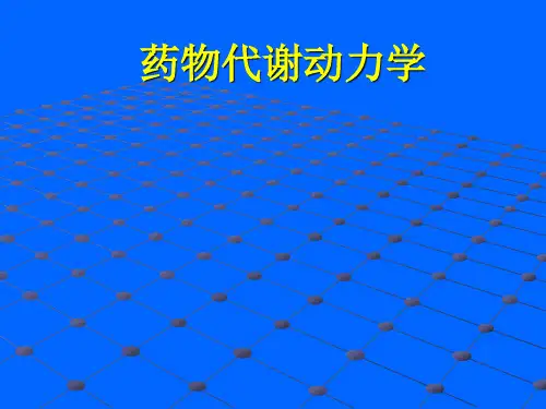 药物代谢动力学
